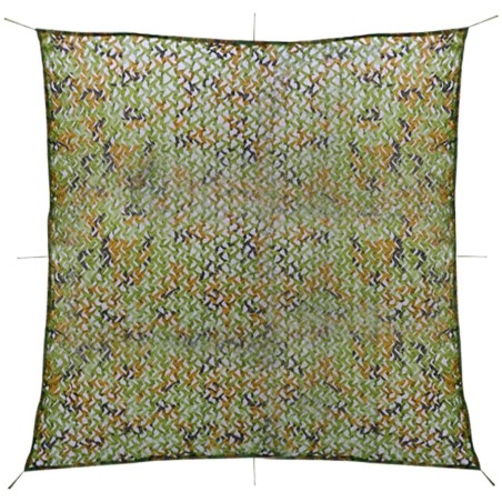 Filet de camouflage avec sac de rangement 4 x 4 m 
