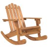 Ensemble de salon de jardin Adirondack 3 pcs bois acacia solide 