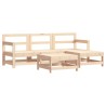 Salon de jardin 5 pcs bois massif de pin 