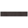 Tapis rectangulaire marron foncé 70x400 cm bambou 