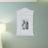Armoire à clés avec cadre photo Blanc  