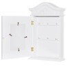 Armoire à clés avec cadre photo Blanc  