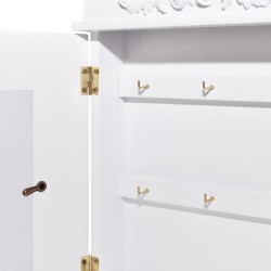 Armoire à clés avec cadre photo Blanc  