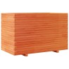 Jardinière cire marron 110x60x72 cm bois de pin massif 