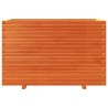 Jardinière cire marron 110x60x72 cm bois de pin massif 