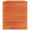 Jardinière cire marron 110x60x72 cm bois de pin massif 