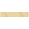 Tapis rectangulaire naturel clair 70x400 cm bambou 