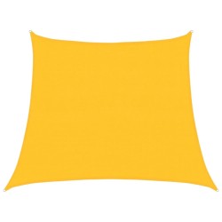 Voile d'ombrage 160 g/m² Jaune 3/4x3 m PEHD 