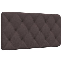 Coussin de tête de lit marron foncé 100 cm tissu 