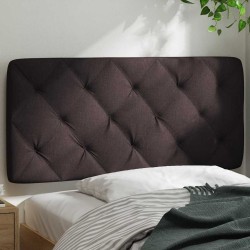 Coussin de tête de lit marron foncé 100 cm tissu 