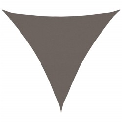Voile d'ombrage 160 g/m² Anthracite 6x6x6 m PEHD 