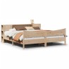 Cadre de lit sans matelas 180x200 cm bois massif de pin 