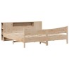 Cadre de lit sans matelas 180x200 cm bois massif de pin 
