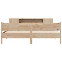 Cadre de lit sans matelas 180x200 cm bois massif de pin 
