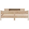Cadre de lit sans matelas 180x200 cm bois massif de pin 