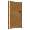 Portail de jardin 105x180 cm acier corten 