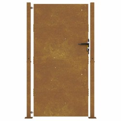 Portail de jardin 105x180 cm acier corten 