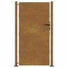 Portail de jardin 105x180 cm acier corten 