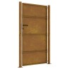Portail de jardin 105x180 cm acier corten 
