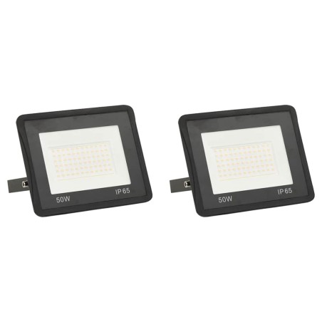 Projecteurs à LED 2 pcs 50 W Blanc chaud  