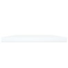 Panneaux de bibliothèque 4 pcs blanc bois d’ingénierie 