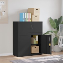Classeur noir 90x40x110 cm acier 