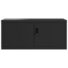 Classeur noir 90x40x110 cm acier 