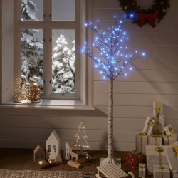 Sapin de Noël 140 LED bleues Saule 1,5 m Int/Ext 