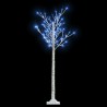 Sapin de Noël 140 LED bleues Saule 1,5 m Int/Ext 