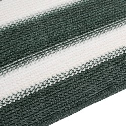 Filet brise-vue vert et blanc 1x50 m PEHD 75 g/m² 