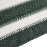 Filet brise-vue vert et blanc 1x50 m PEHD 75 g/m² 