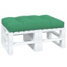 Coussin de palette vert 120x80x12 cm tissu 