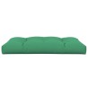 Coussin de palette vert 120x80x12 cm tissu 