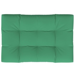 Coussin de palette vert 120x80x12 cm tissu 