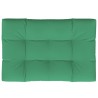 Coussin de palette vert 120x80x12 cm tissu 