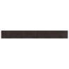 Tapis rectangulaire marron foncé 60x500 cm bambou 