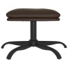Repose-pied Marron 60x60x36 cm Similicuir 