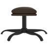 Repose-pied Marron 60x60x36 cm Similicuir 