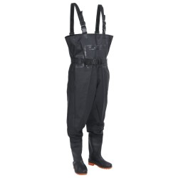 Cuissardes avec bottes et ceinture noir taille 39 