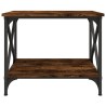 Table d'appoint Chêne fumé 55x38x45 cm Bois d'ingénierie 