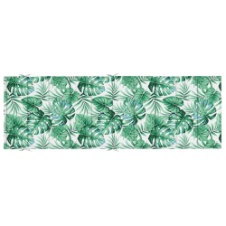 Coussin de chaise longue motif de feuilles tissu oxford 