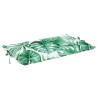 Coussin de chaise longue motif de feuilles tissu oxford 