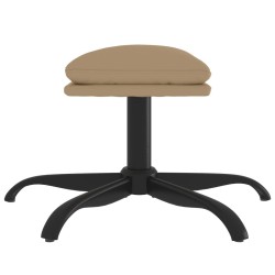 Repose-pied Cappuccino 60x60x36 cm Similicuir 