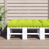 Coussin de palette vert vif 120x80x12 cm tissu 