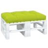 Coussin de palette vert vif 120x80x12 cm tissu 