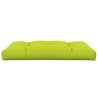 Coussin de palette vert vif 120x80x12 cm tissu 