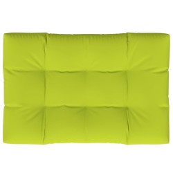 Coussin de palette vert vif 120x80x12 cm tissu 