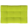 Coussin de palette vert vif 120x80x12 cm tissu 