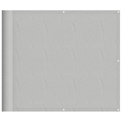 Écran de balcon gris clair 90x700 cm 100% polyester oxford 
