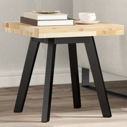 Dessus de table carré 40x40x4 cm bois massif d'acacia 